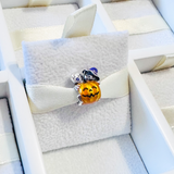 Charm Calabaza Halloween Gato Y Esqueleto