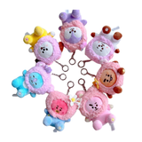 Llavero Peluche Shooky BTS Flor