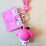 Llavero My Melody Rosa Con Moño Negro Sanrio