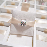 Charm Clip Corazones Cristales De Colores