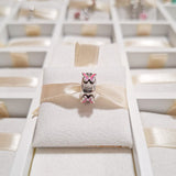 Charm Clip Mariposas Rosas