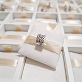 Charm Clip Flores Y Cristales De Colores