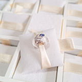 Charm Murano Pluma De Pavo Real