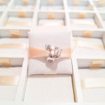 Charm Ajolote y Cristal Tornasol Azul