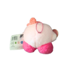 Peluche Kirby Con Gorrito Rosa Y Paleta