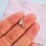 Aretes Hada Con Alas de Cristales