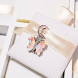 Charm Mariposa Tornasol Brillante