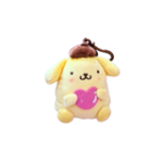 Peluche Llavero Pompompurin Corazón Rosa