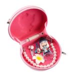 Bolsa Bandolera Hello Kitty Rosa Vestido Glitter