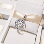 Charm Dije Media Luna Con Estrella Tornasol