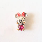 Charm Minnie Mouse Corazón Rojo
