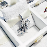 Charm Mariposa, Copo De Nieve Y Corazon Invernal