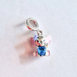 Charm Elefante Con Corazón Azul