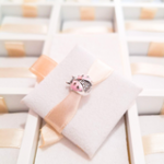 Charm Catarina Rosa Cristales