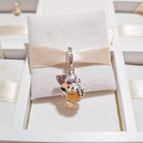 Charm Abeja Feliz Con Cristal